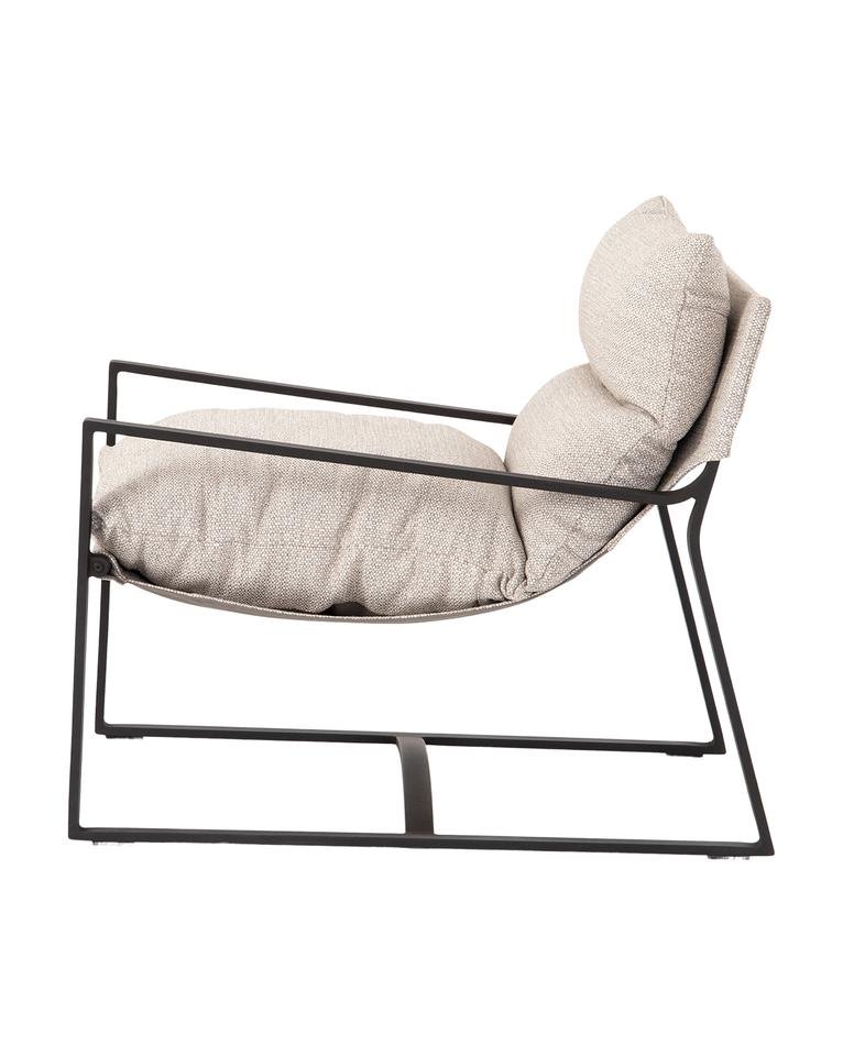 Ismay Sling Chair, Faye Sand & Bronze - Image 1