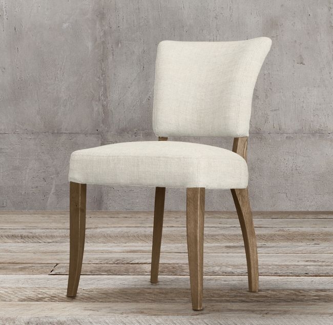 ADÈLE FABRIC SIDE CHAIR . natural - Image 0