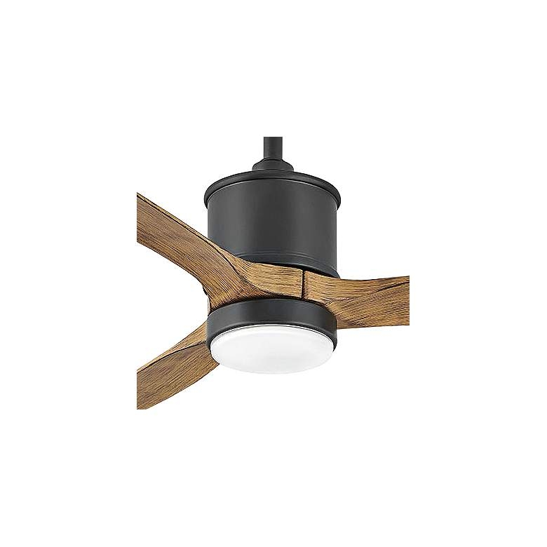 52" Hinkley Hover Matte Black Wet LED Ceiling Fan - Style # 84J76 - Image 2