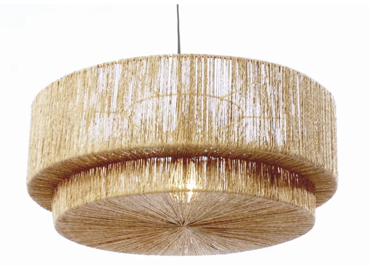 Cocktail 2 Tier Pendant in Natural - Image 0