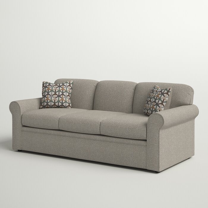 Aadhya 79'' Rolled Arm Sofa Bed with Reversible Cushions - Image 4