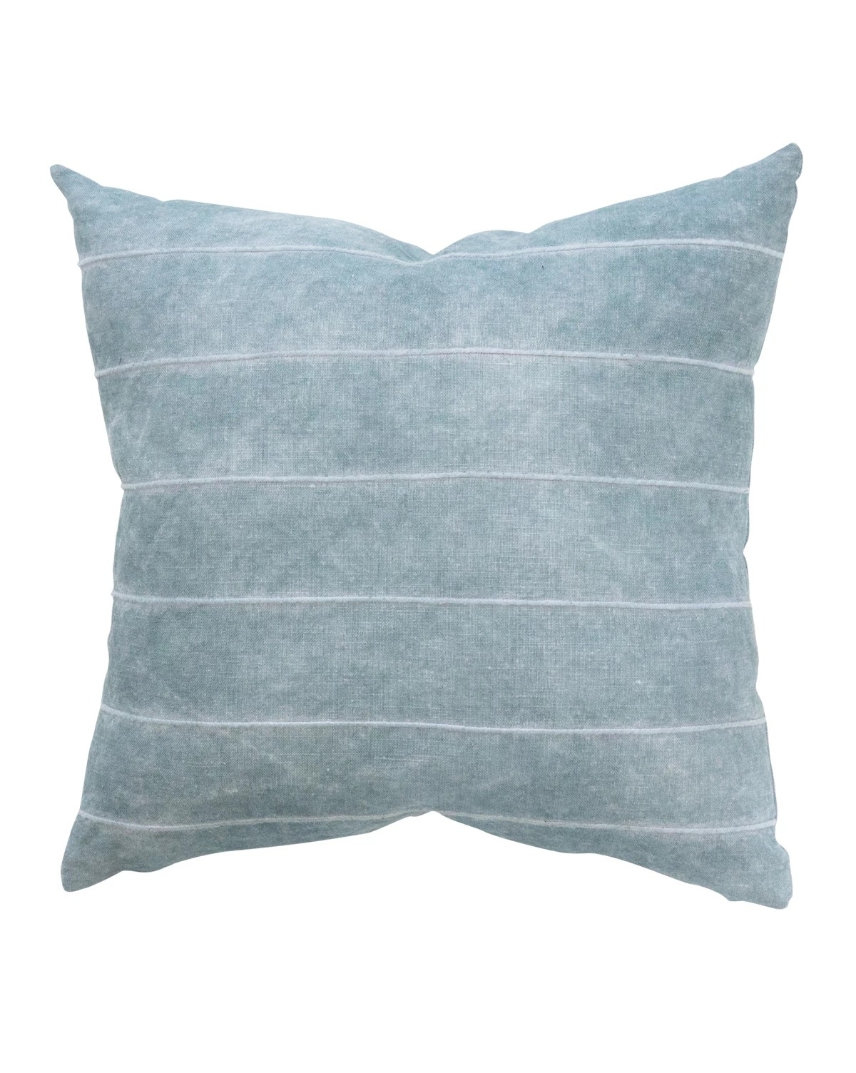 ABNER PILLOW WITH DOWN INSERT - BLUE DUSK - 22" x 22" - Image 0