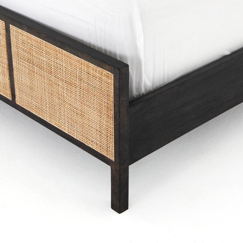 Four Hands Prescott Queen Solid Wood Low Profile Platform Bed - Image 3