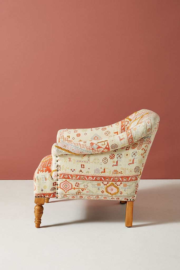Rug-Printed Sally Accent Chair - Image 2