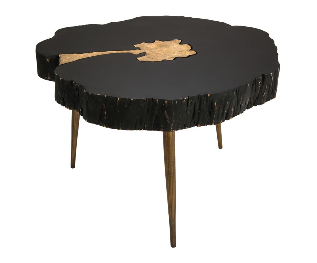 Timber Black and Brass Coffee Table - Image 0