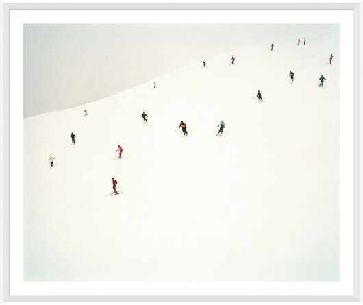 Photos by Getty Images 'Skiers on Slopes' by Gentty Images - Picture Frame Photograph Print on Paper - Image 0