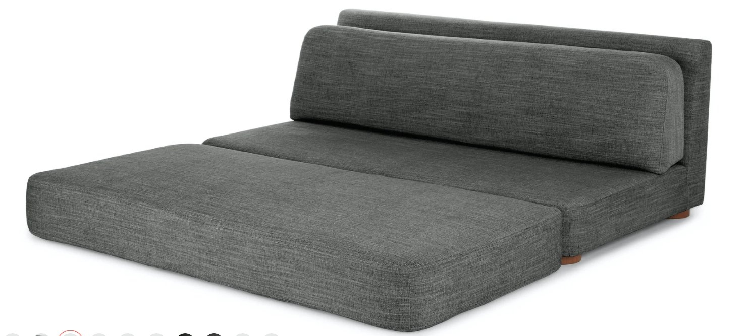 Simplis Gale Gray Sofa - Image 1