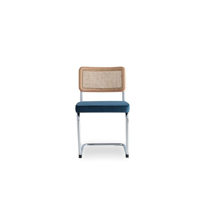 Elkmont Velvet Upholstered Metal Side Chair (Set of 2) - Image 2