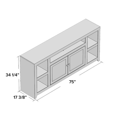 Merseyside TV Stand for TVs up to 75" - Image 1