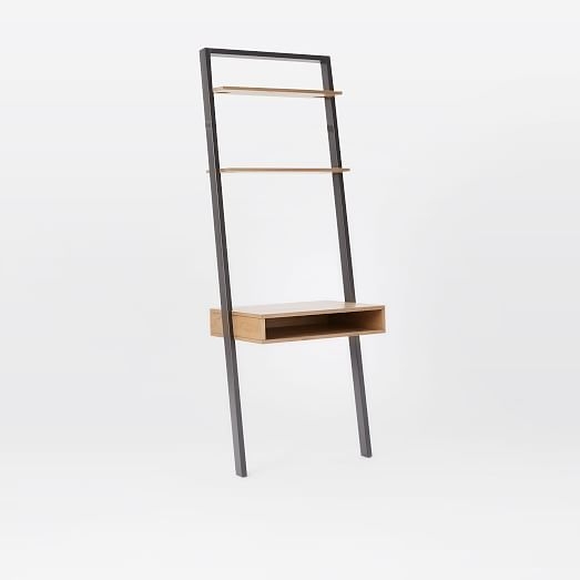 Ladder Shelf Desk (Sand/Stone) - Image 0