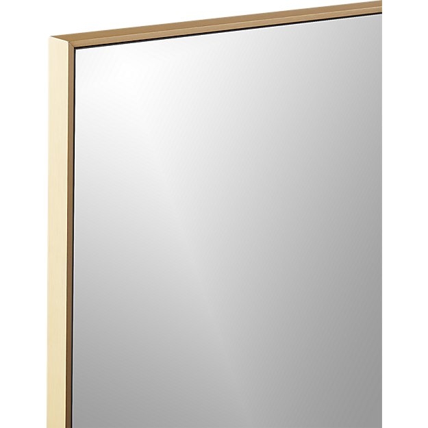 infinity Brass 24"x36" rectangular wall mirror - Image 1