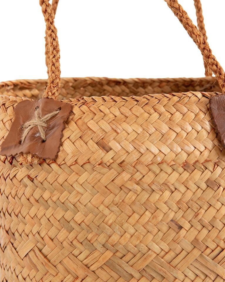 WOVEN SEAGRASS BASKET - SMALL - Image 1