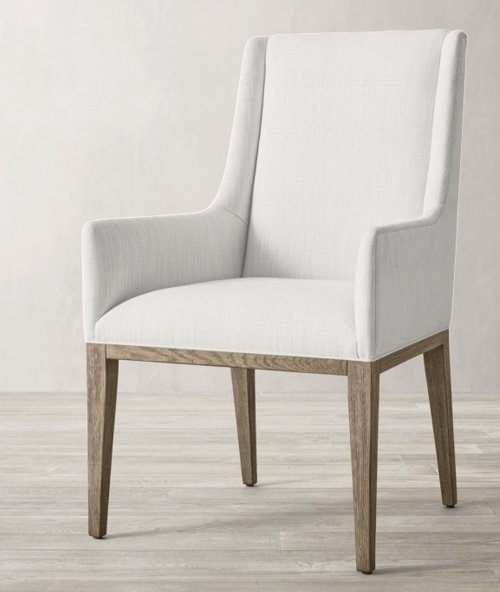 Leigh Fabric Dining Armchair - Image 0