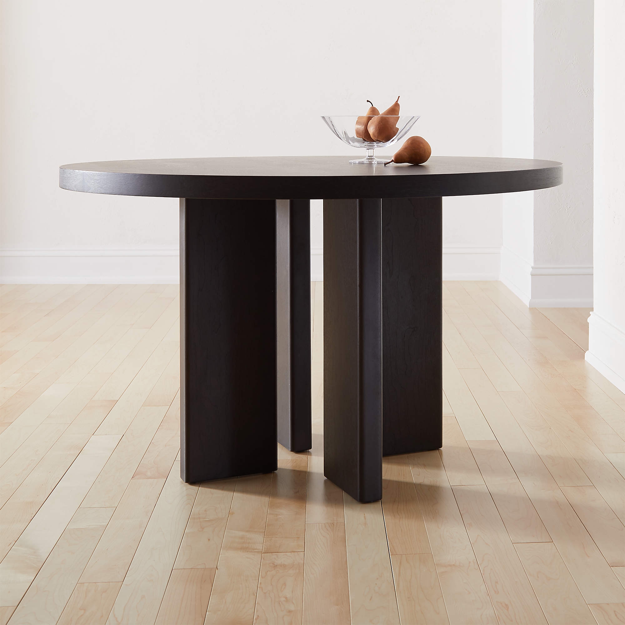Shadow Blackened Wood Dining Table - Image 4