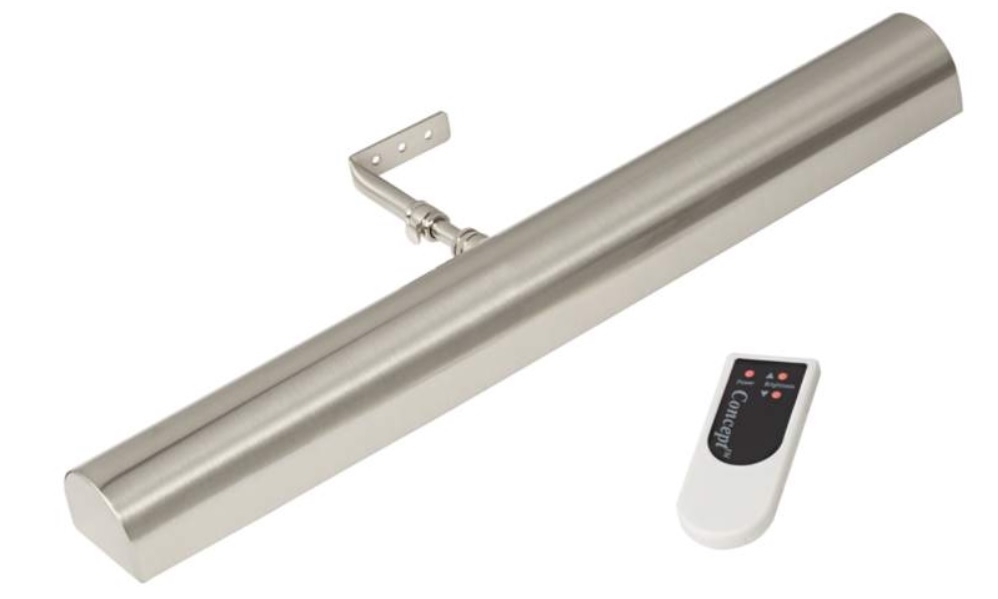 Concept Satin Nickel 18"-W Cordless LED Picture Light - Image 1