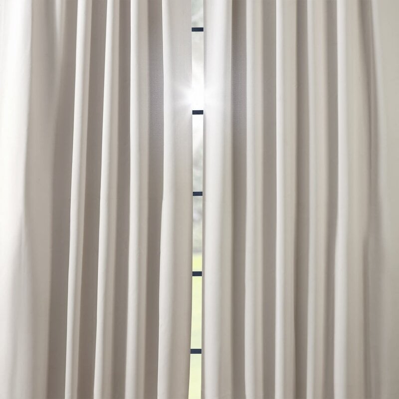 Betria Solid Room Darkening Rod Pocket Curtain Panels (Set of 2) - Image 1