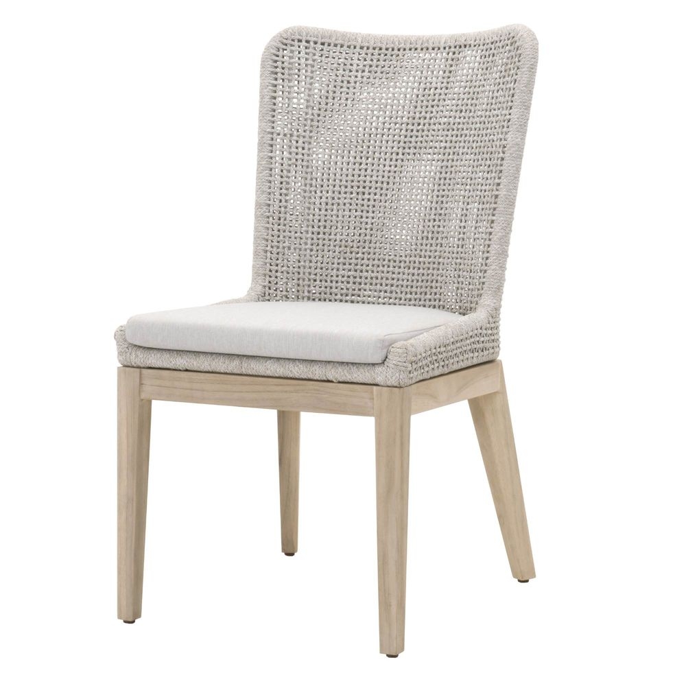 WINNETKA INDOOR/OUTDOOR DINING CHAIR, WHITE TAUPE (SET OF 2) - Image 0