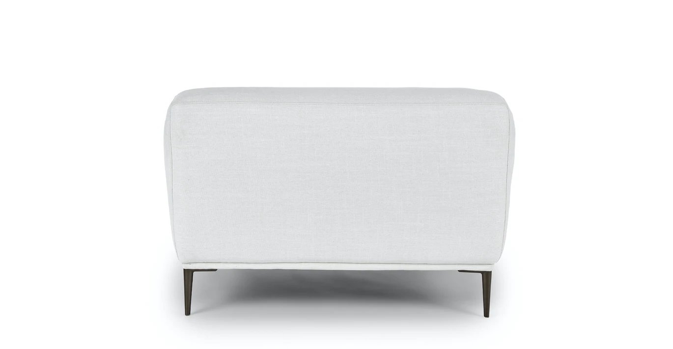 Abisko Quartz White Lounge Chair - Image 4