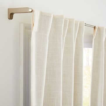Crossweave Curtain with Black Out Natural Canvas 48"x84" - Image 2