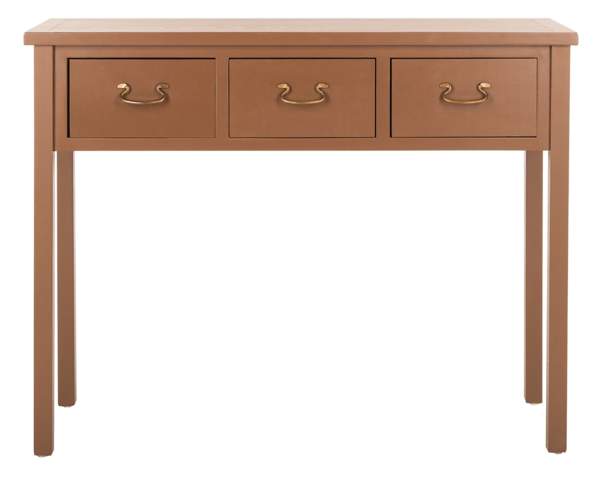 Cindy Console With Storage Drawers - Terracotta - Arlo Home - Image 0