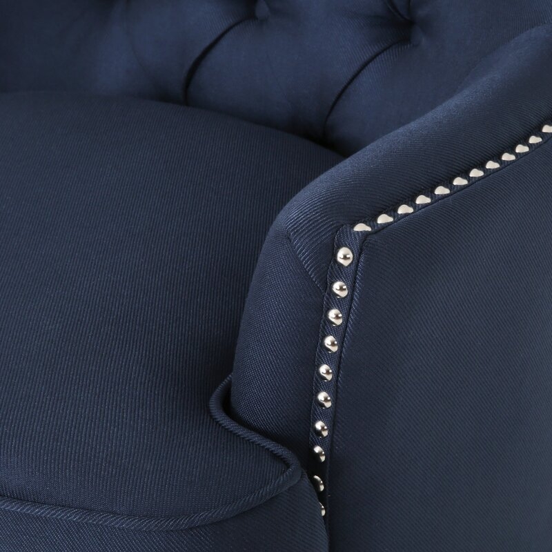 Michaelson 24" Armchair and Ottoman - Image 1