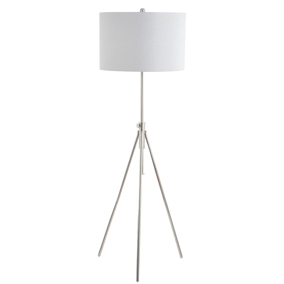 Cipriana Floor Lamp - Nickel - Safavieh - Image 0