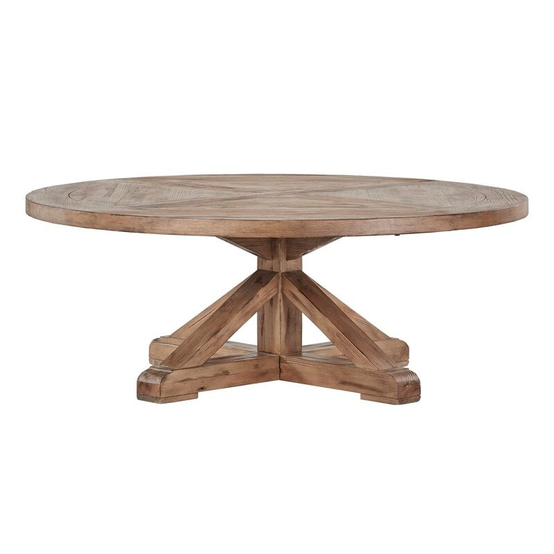 Alpena Pedestal Coffee Table - Image 0