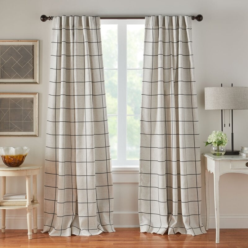 Laurene Blackout Curtain Single Panel - Image 0