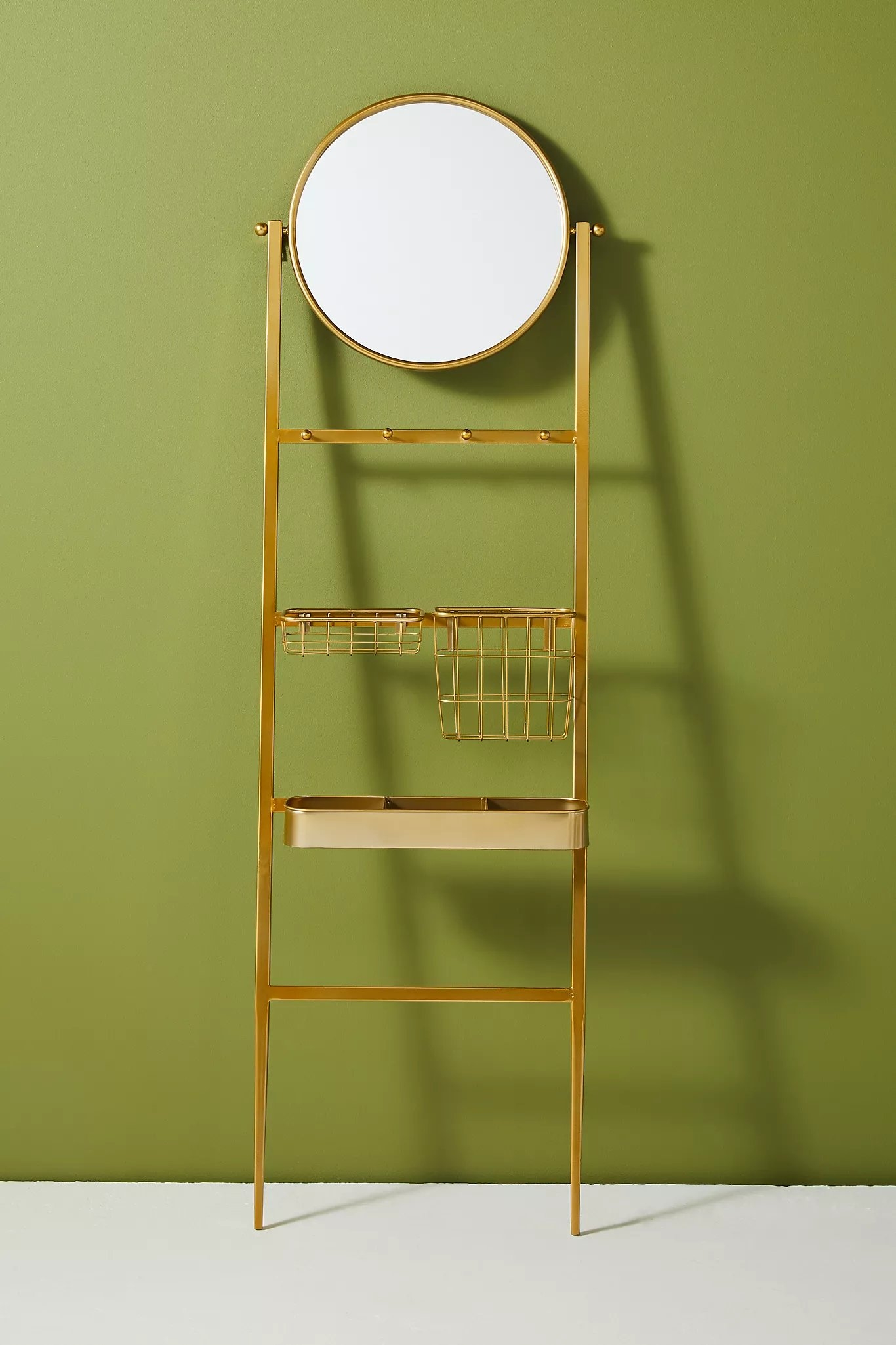 Adrianne Storage Ladder Mirror - Image 1