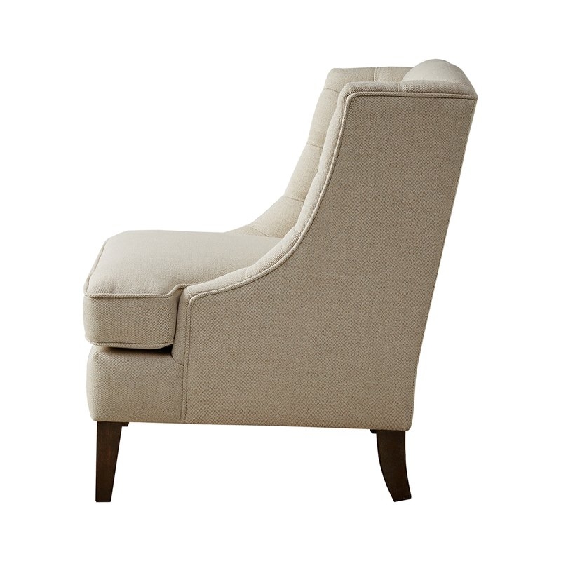 Hodgson Wingback Chair in Cream - Image 3