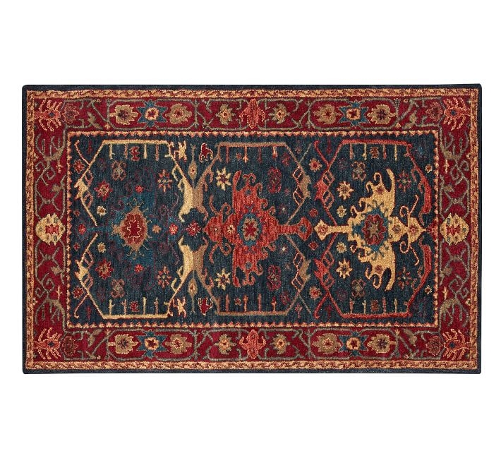 Channing Persian Rug, 8 x 10', Indigo - Image 0