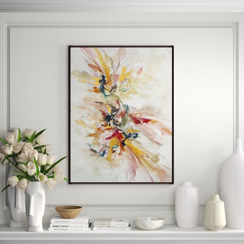 Chelsea Art Studio 'Endless Dream by Jean Kenna' by Jean Kenna - Floater Frame Painting on Canvas Size: 41.5" H x 31.5" W x 1.5" D, Format: Image Gel Brush - Image 1