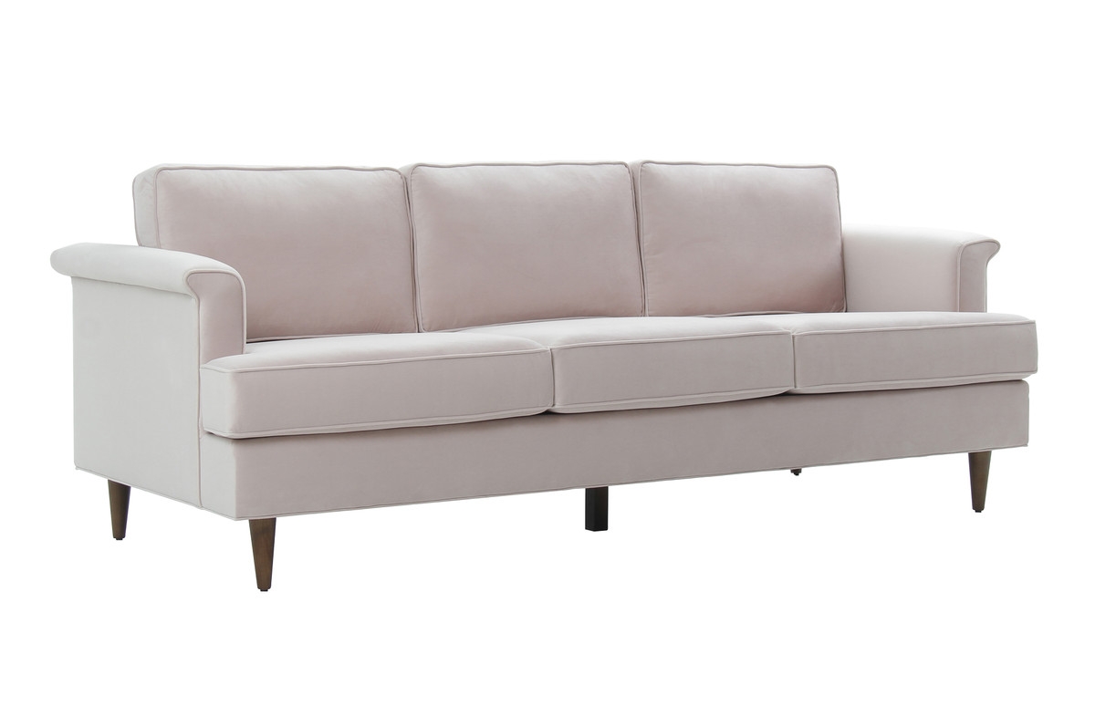 Porter Blush Velvet Sofa - Image 0