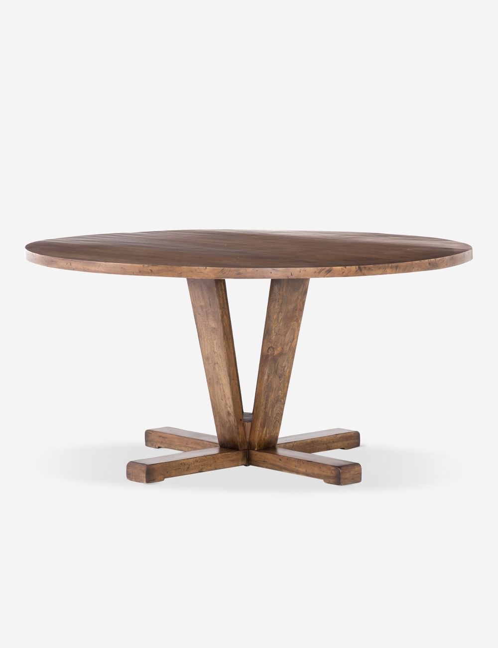 MALEVA ROUND DINING TABLE, RECLAIMED WOOD - Image 0