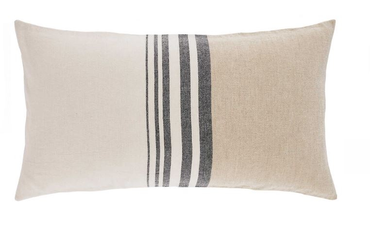 Linen Chenille Stripe Sham - Image 0