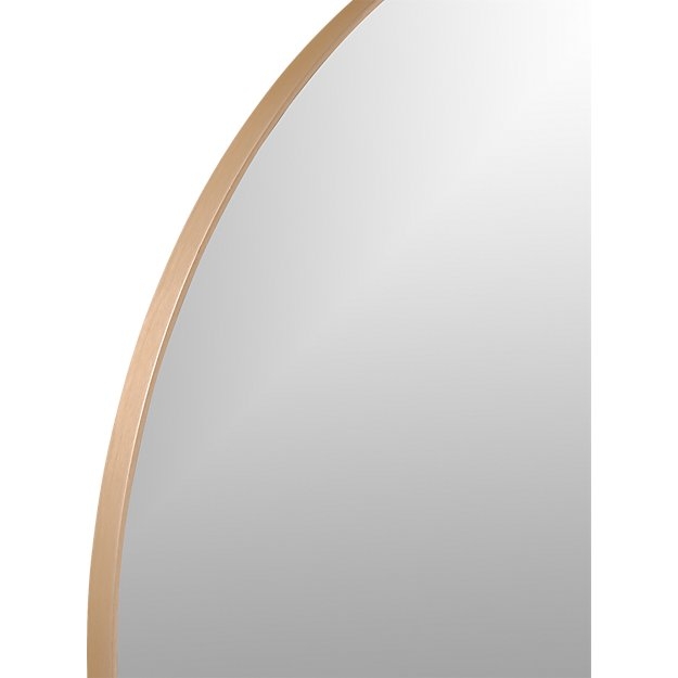 INFINITY 36" ROUND COPPER WALL MIRROR - Image 1