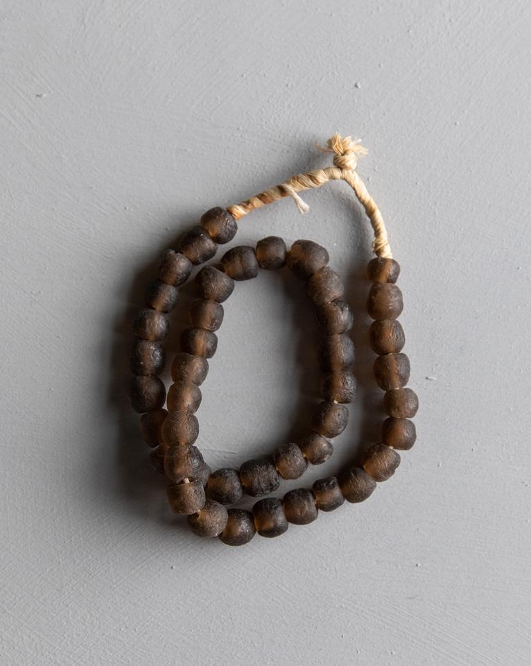 FOUND SABLE BROWN BEADS - Image 0