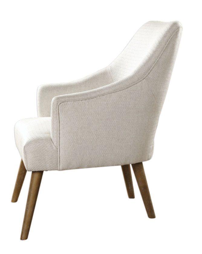 Althea Accent Chair, White - Image 2