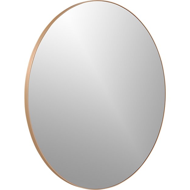 INFINITY 36" ROUND COPPER WALL MIRROR - Image 2