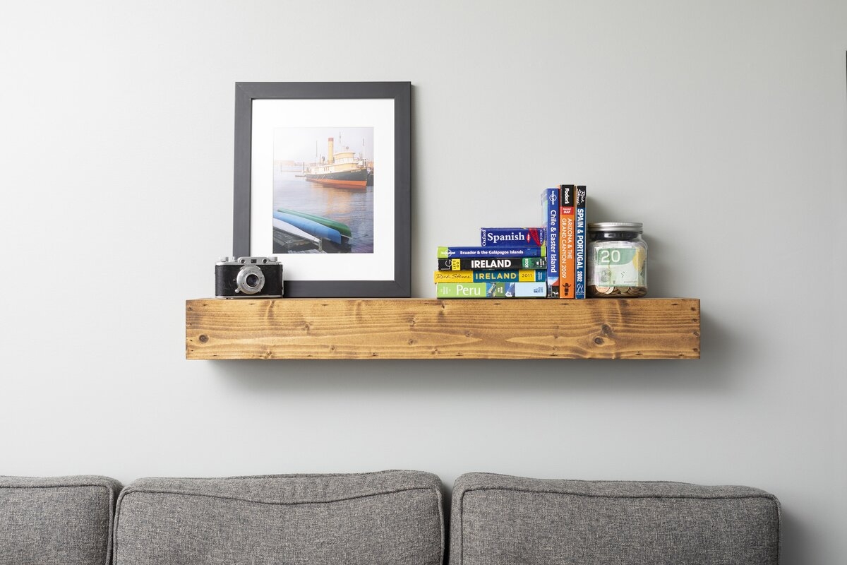 Oldfield Reclaimed Wood Floating Shelf - Image 0