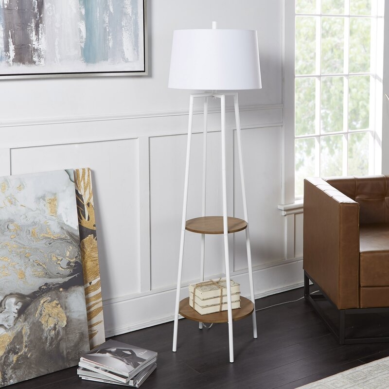 Bart Floor Lamp with Shelves - Image 1