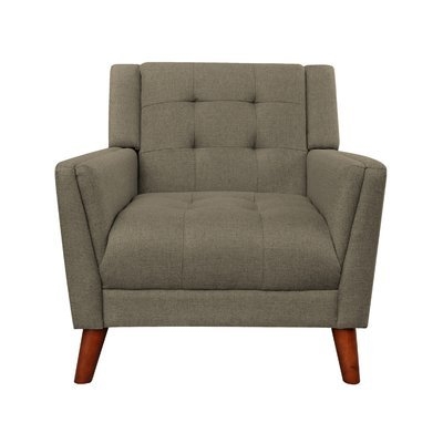 Ulises 32.28" Wide Tufted Polyester Armchair - Image 1