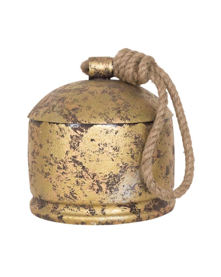 DISTRESSED IRON BELL - LARGE - Image 0