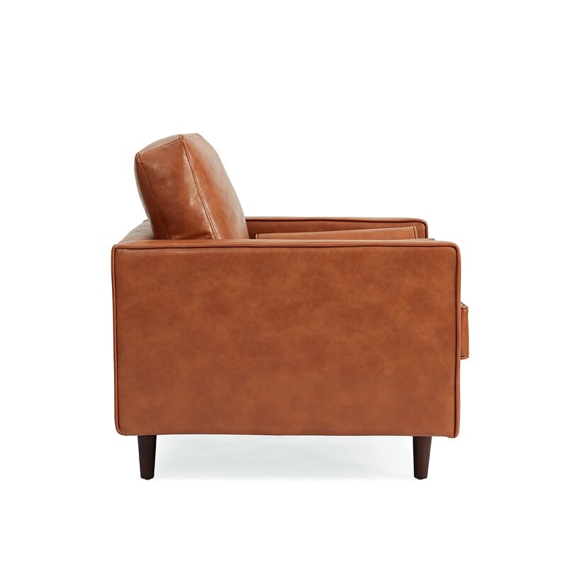 Bombay Genuine Leather 32.5" Armchair - Image 5