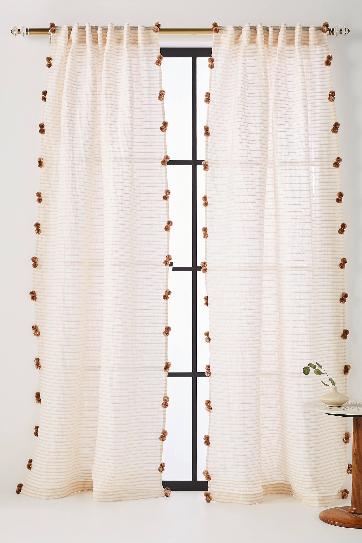 Pom Tassel Curtain - Image 0