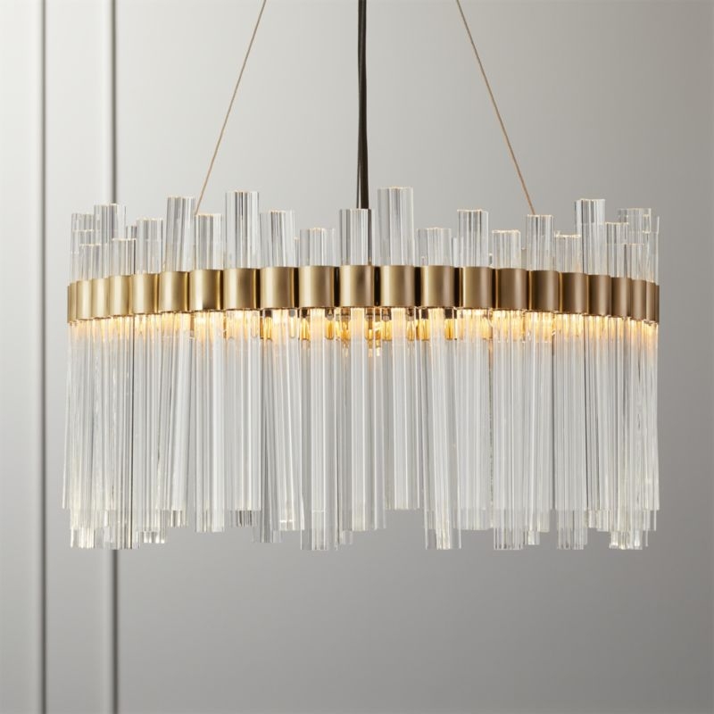 Orion Glass Crystal Chandelier - Image 1