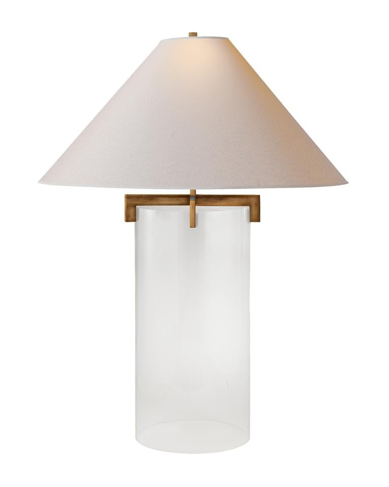 BROOKS TABLE LAMP - GILDED IRON - Image 0