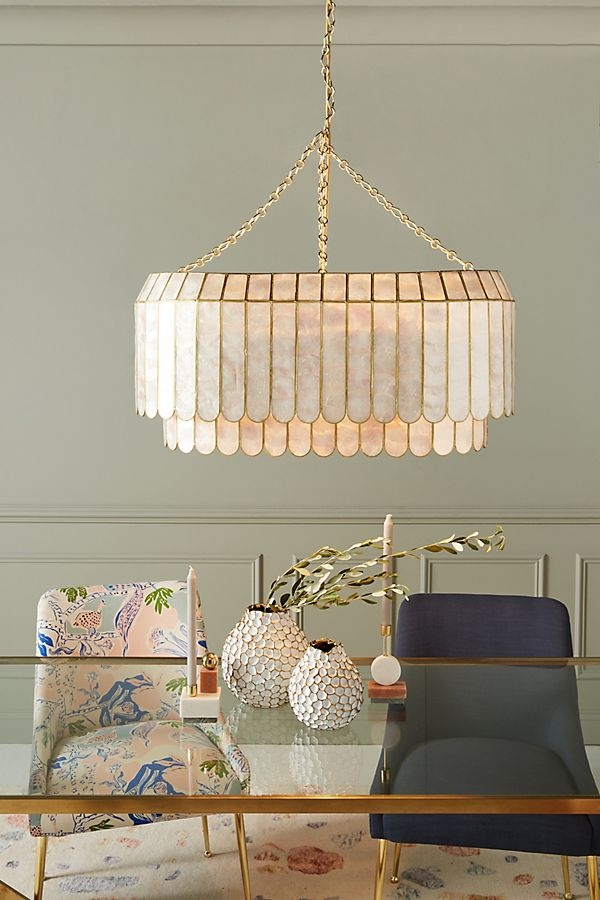 Madelyn Oval Faceted Chandelier - Image 1