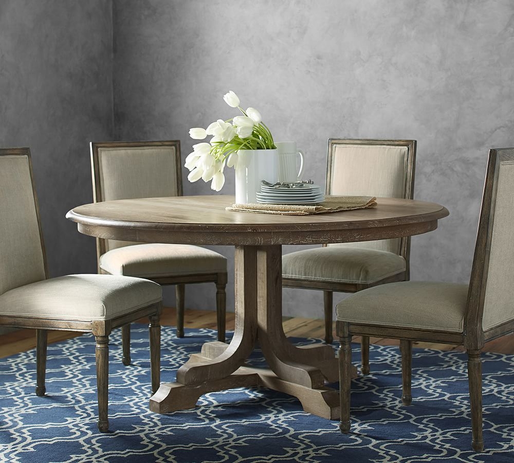 Linden Round Pedestal Dining Table 60" - Image 1