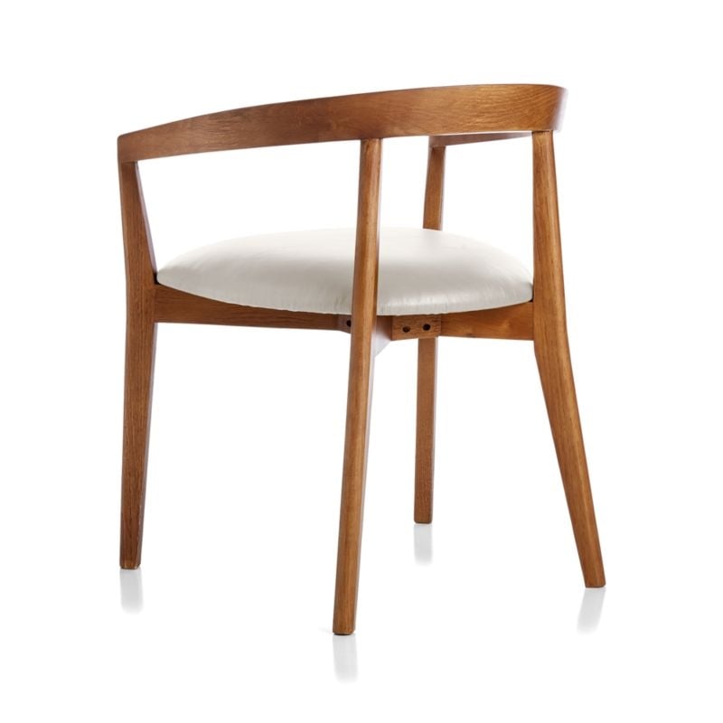 Cullen Shiitake Sand Round Back Dining Chair, Restock in mid july, 2024. - Image 4